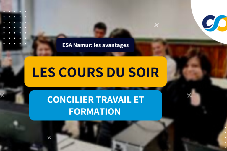 Concilier travail et formation : Les avantages des cours du soir à l'ESA Namur