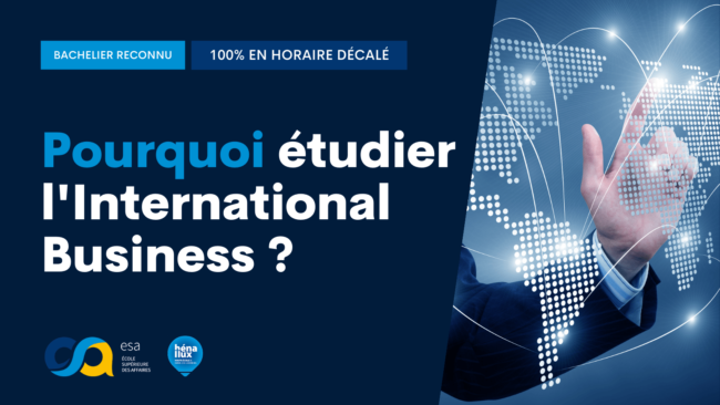 Pourquoi étudier l'International Business ?